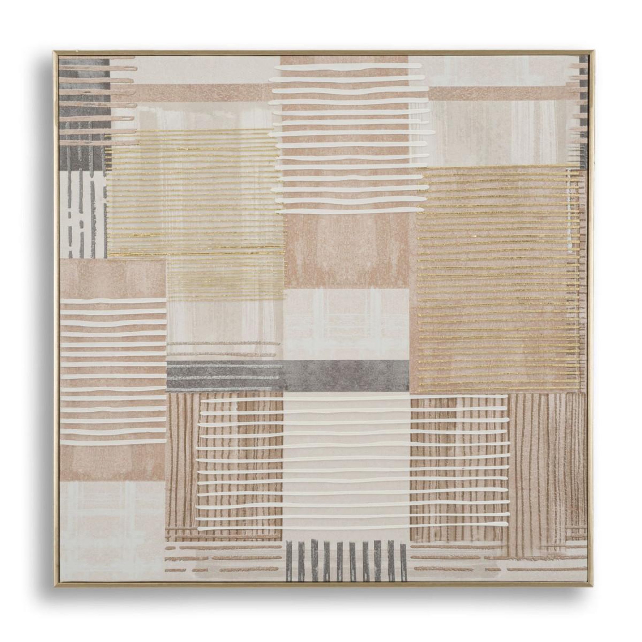Paris Prix Tableau imprimé  lines ii  60x60cm multicolore