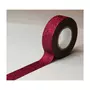  Masking tape - Rose foncé - Paillettes - Repositionnable - 15 mm x 10 m