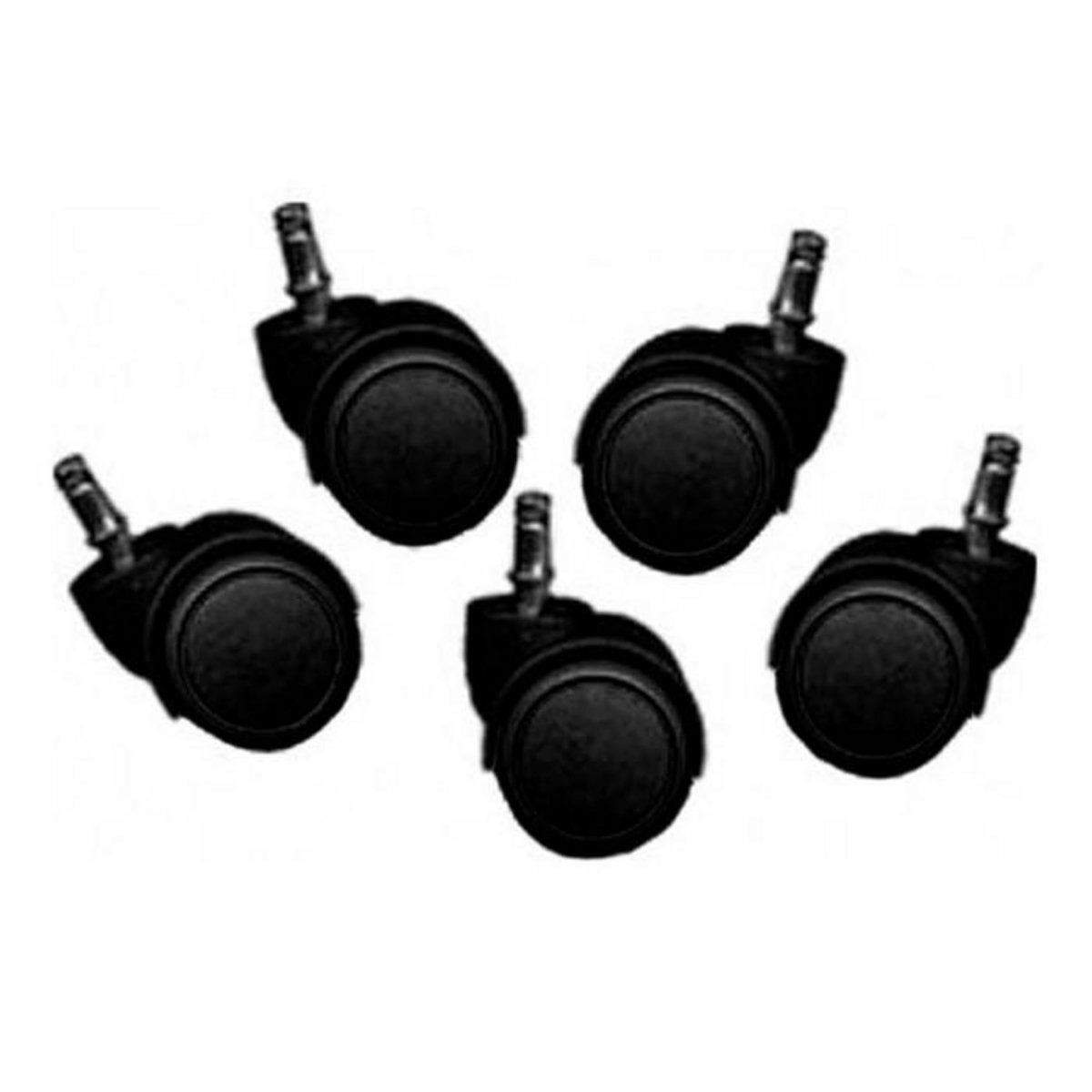 Paris Prix Roulettes de Fauteuil pour Parquet  Bureau  Noir