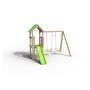 Voir la diapositive 5 : trigano Aire de jeux avec toboggan - Bois - H1,90m - EASY XPERIENCE