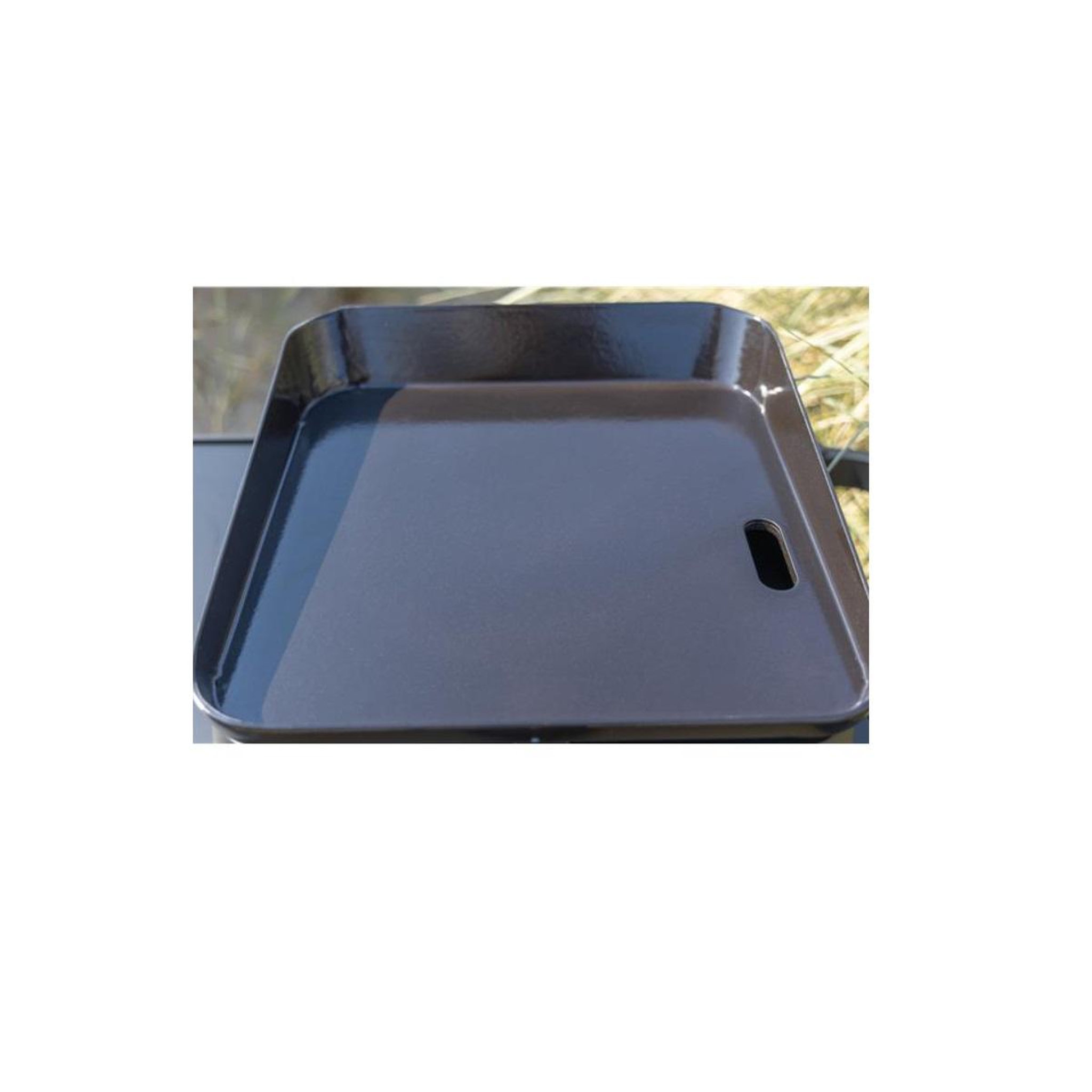 Voir la diapositive 3 : COOK IN GARDEN Plancha électrique 2500w plaque fonte émaillée - PE004