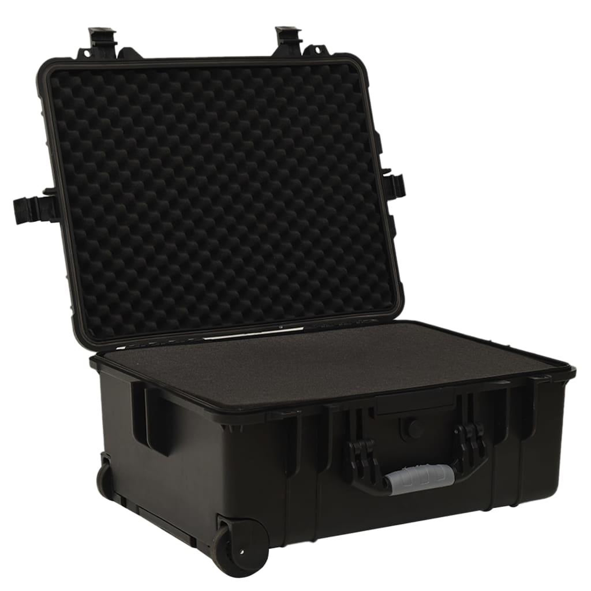 Voir la diapositive 3 : VIDAXL Valise de vol a roulettes Noir 58x45x27 cm PP
