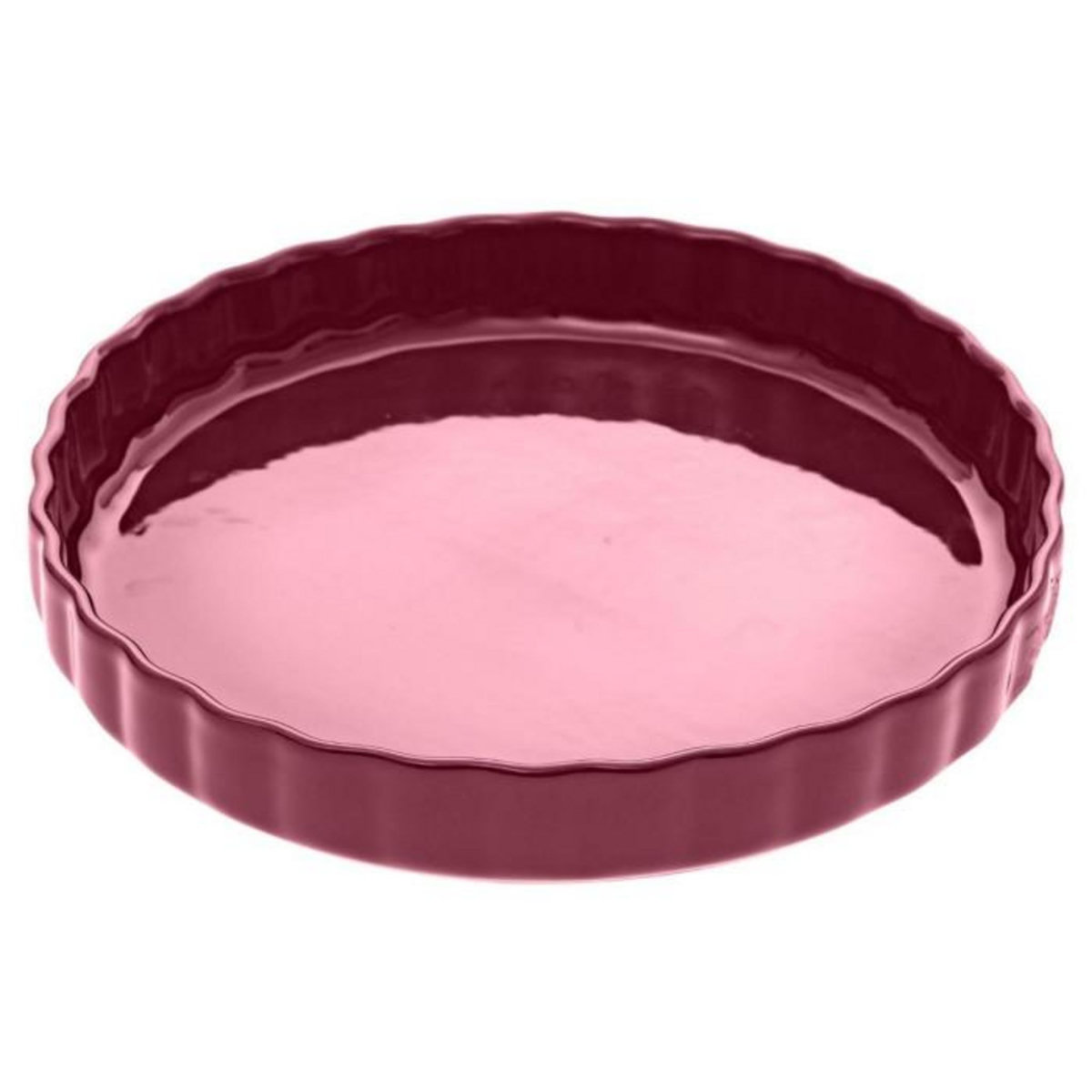 FIVE Plat à Tarte Rond  Céramique  28cm Rouge