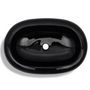 Voir la diapositive 5 : VIDAXL Vasque ovale ceramique Noir pour salle de bain