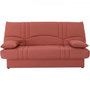 Voir la diapositive 1 : MARKET24 Banquette clic clac 3 places - tissu Terracotta - Style contemporain - L 190 x P 92 cm - DREAM