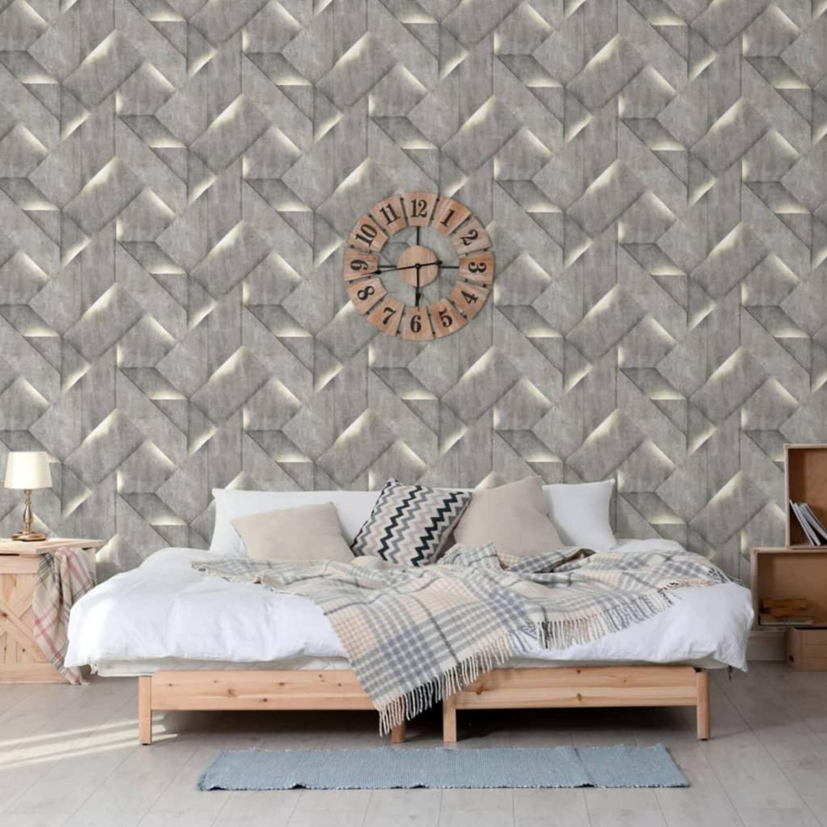 DUTCH WALLCOVERINGS DUTCH WALLCOVERINGS Papier peint Onyx Gris fonce