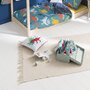 Voir la diapositive 2 : FUTURE HOME Plaid enfant polyester gris 130x150cm DINO