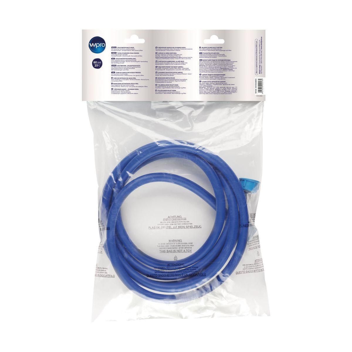 WPRO Tuyau d'alimentation d'eau arrivée d'eau TAF358