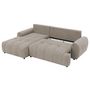 Voir la diapositive 3 : BEST MOBILIER Luzzio - canapé d'angle gauche 4 places convertible avec coffre en tissu texturé