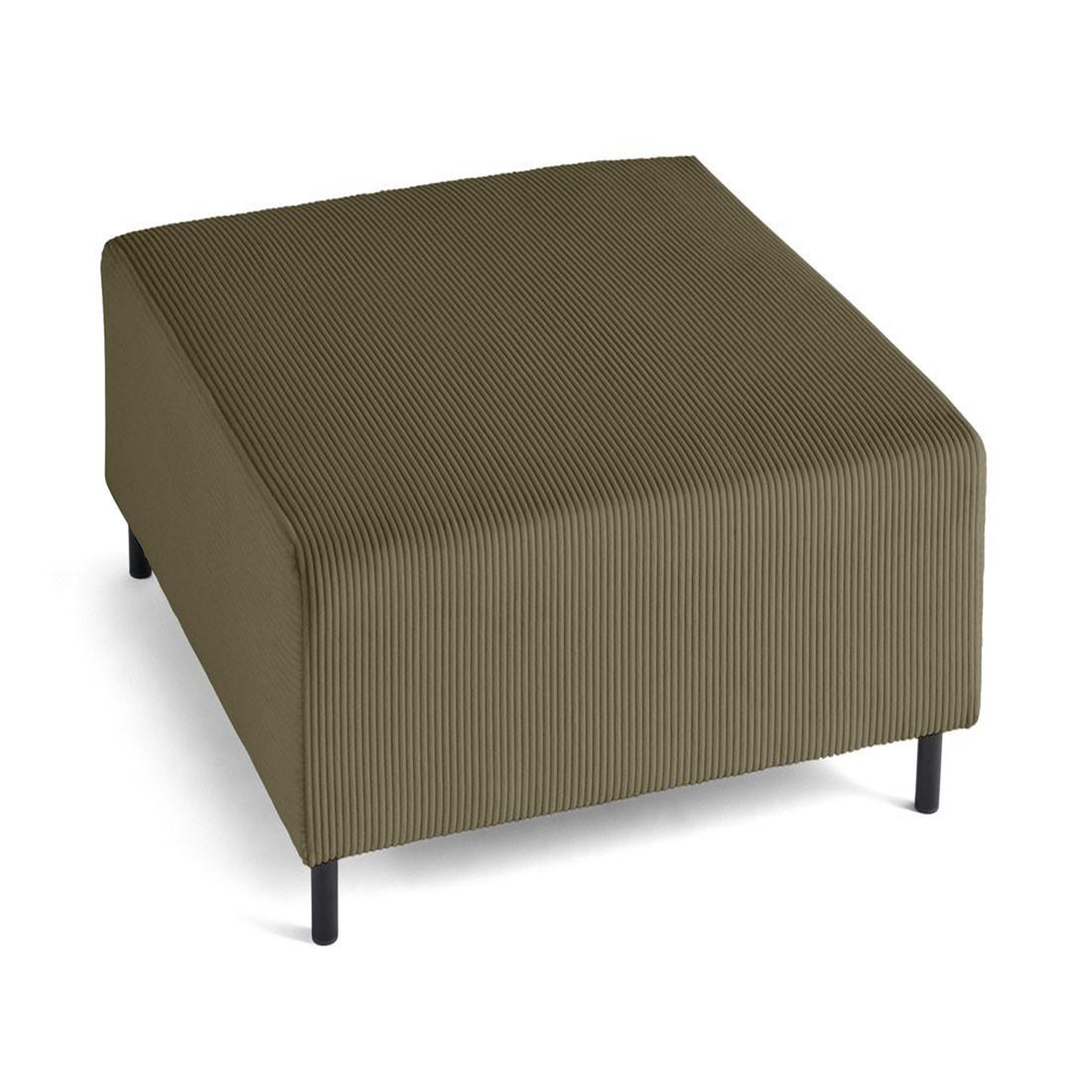 Voir la diapositive 2 : LISA DESIGN Edinburg - pouf modulable - en velours côtelé