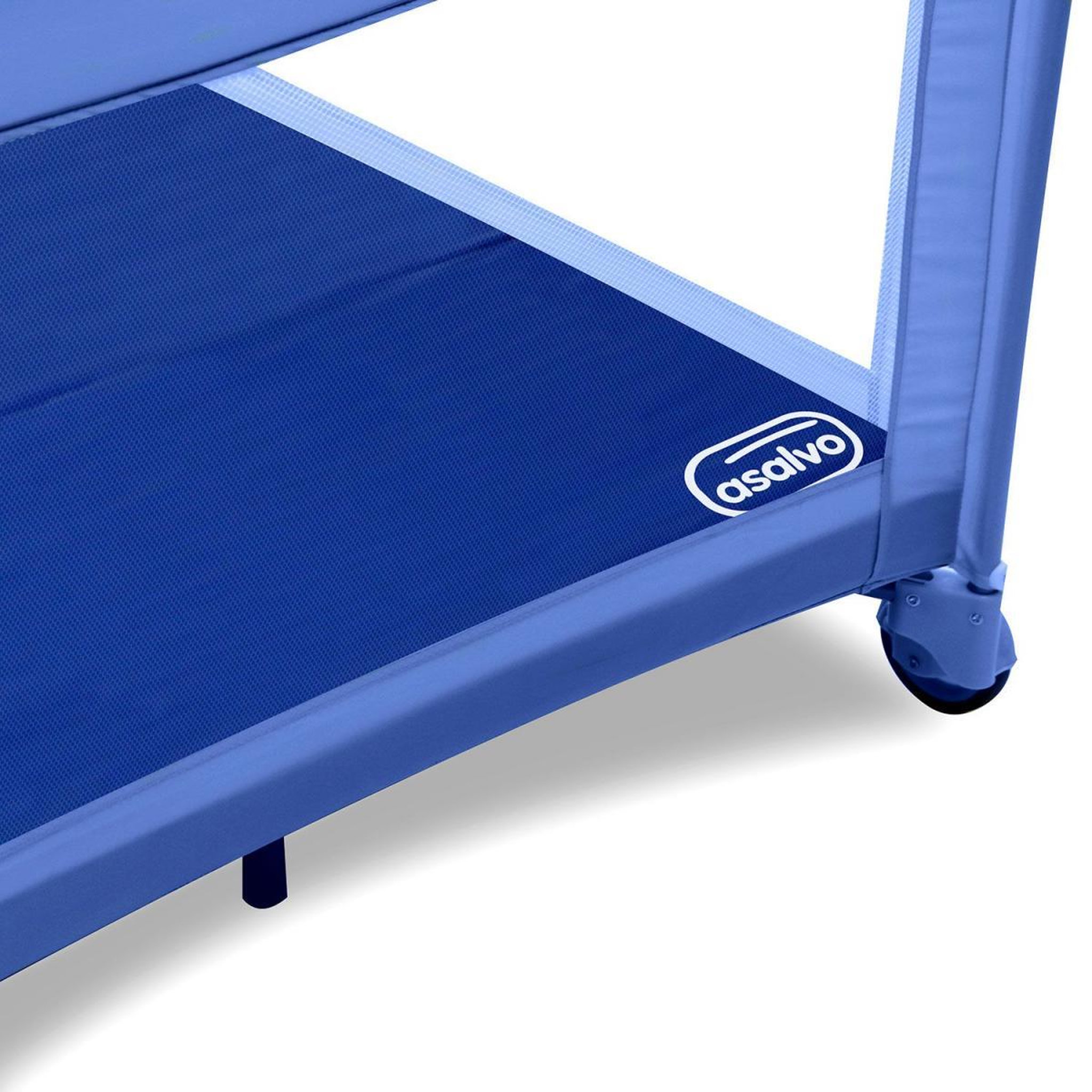 Voir la diapositive 3 : Asalvo Matelas Pliable pour Parc - Confort Bleu Navy avec Sac de Transport