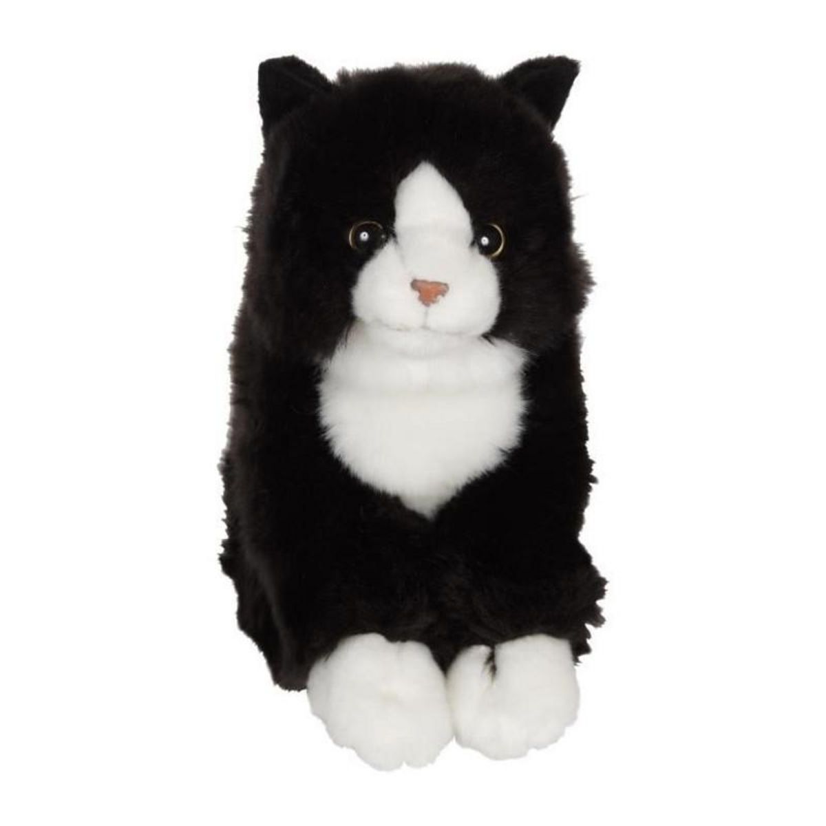 Gipsy Peluche - Gipsy Toys - Chat mimiz - 28cm - Noir/Blanc