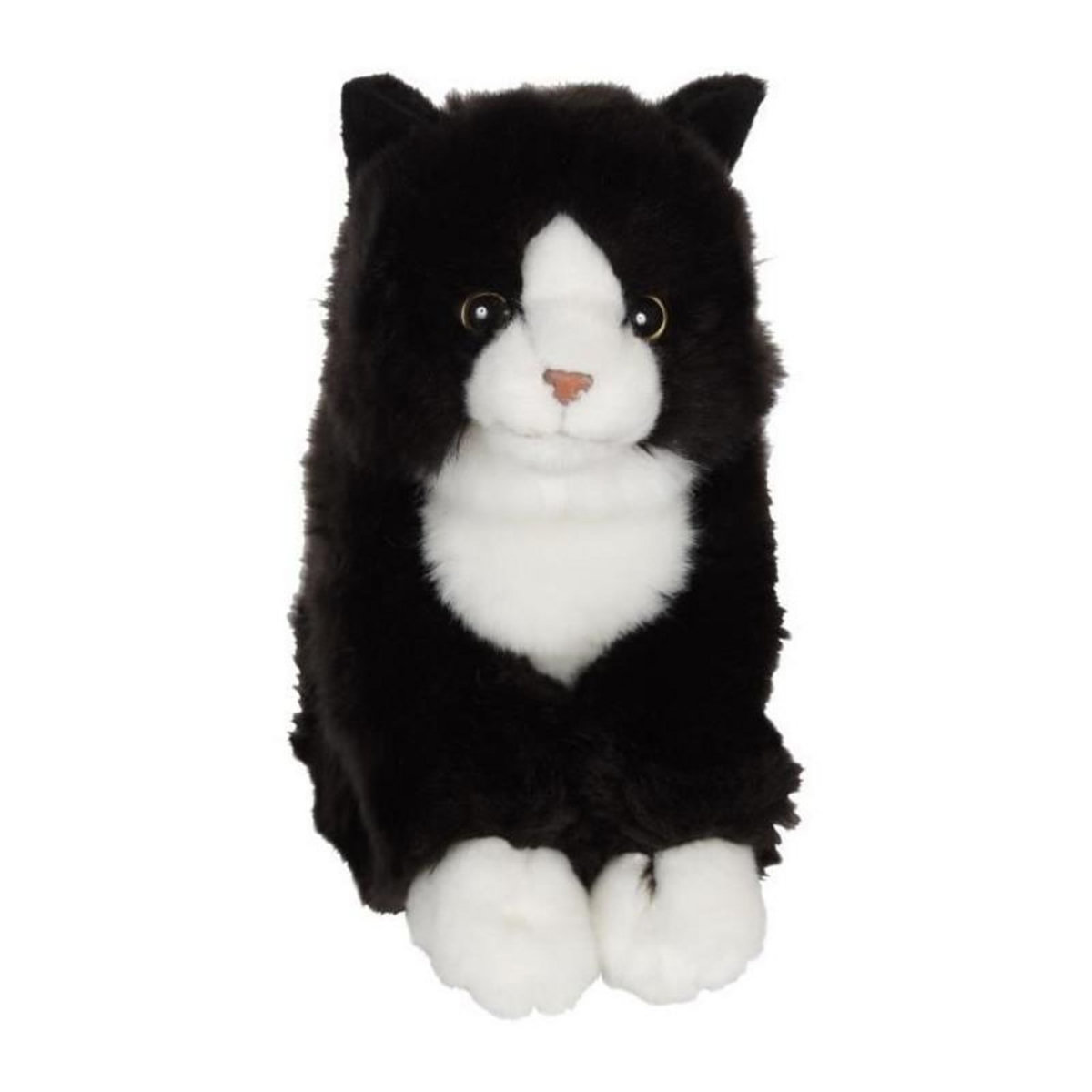 Gipsy Peluche - Gipsy Toys - Chat mimiz - 28cm - Noir/Blanc