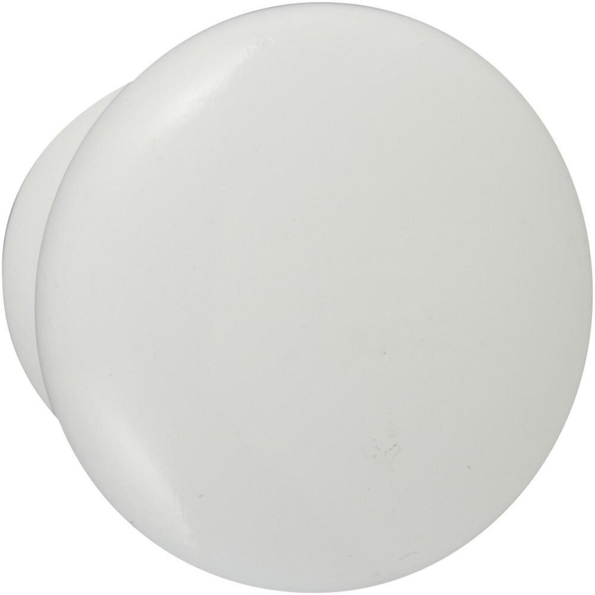 CENTRALE BRICO Bouton de meuble Univers blanc bois H.45 x l.45 x P.36 mm