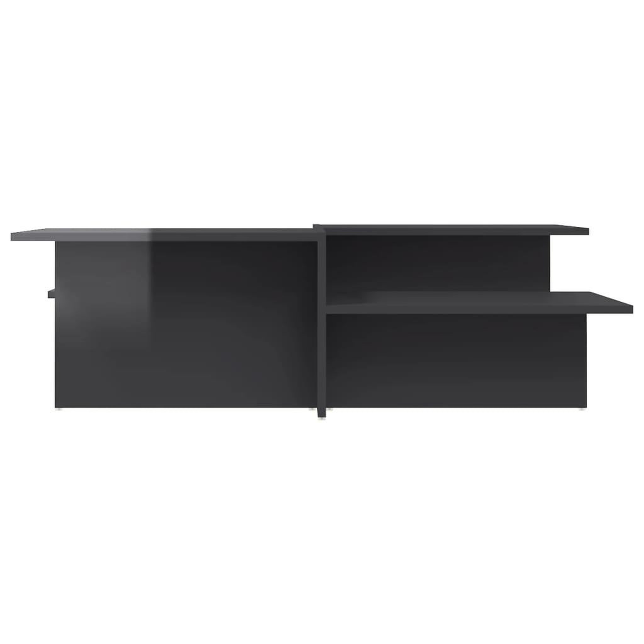 Voir la diapositive 4 : VIDAXL Tables basses 2 pcs gris brillant bois d'ingenierie