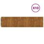 Voir la diapositive 2 : VIDAXL Bordures de pelouse 10 pcs 25x103 cm acier corten flexible