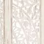 VIDAXL Cloison de separation 3 panneaux Blanc 120x165 cm Bois manguier