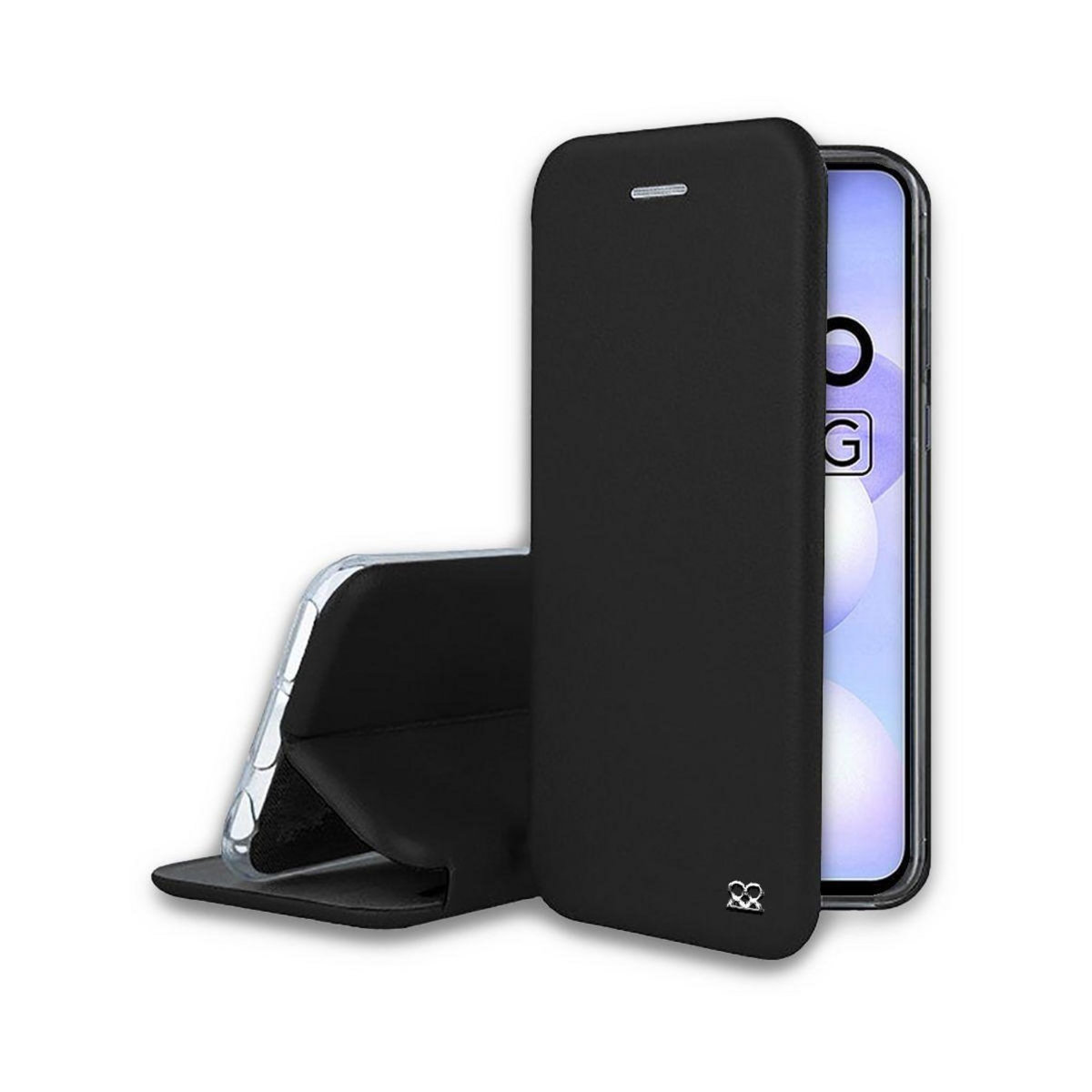 IBROZ Etui Xiaomi Poco M4 5G Cuir Noir