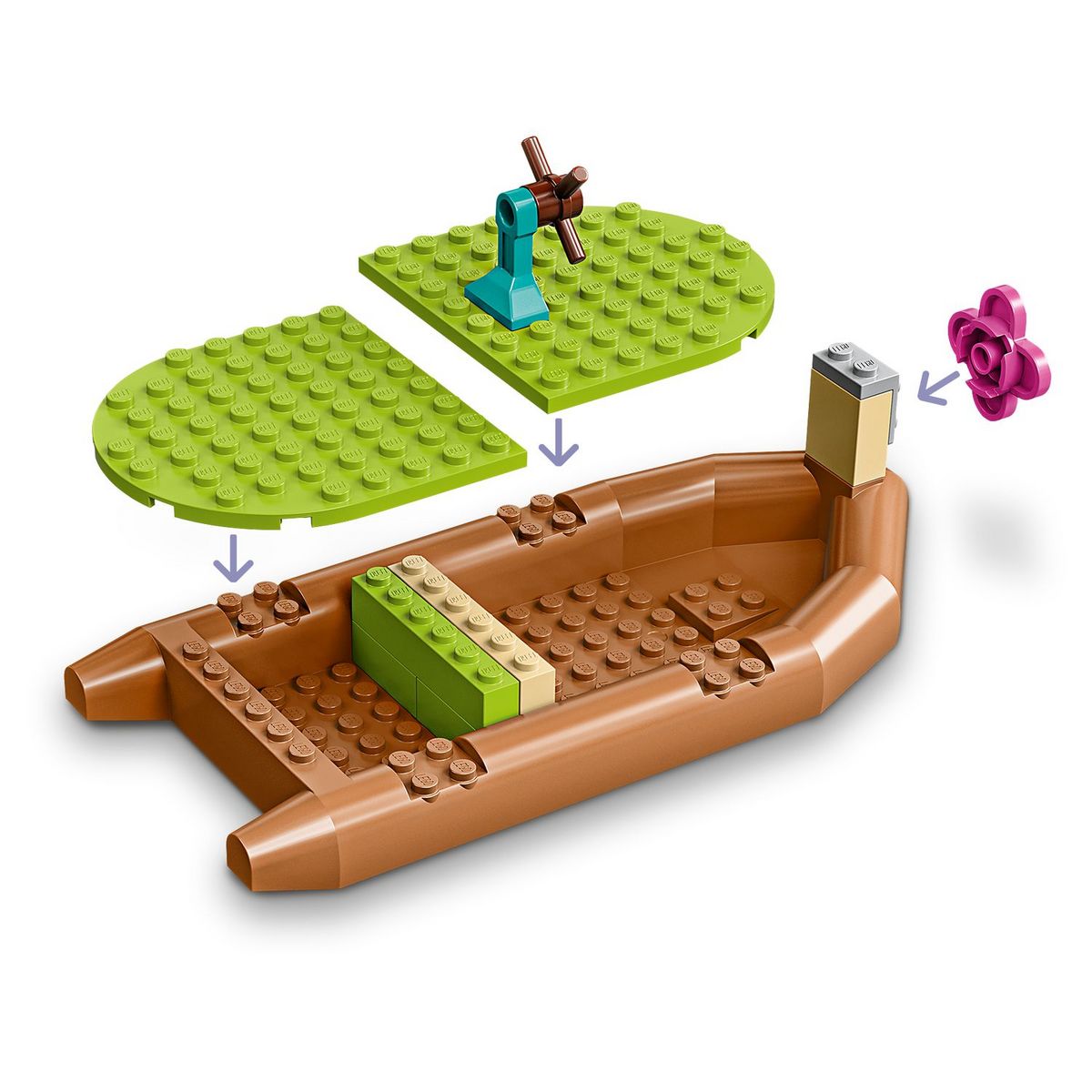 LEGO Trolls 41253 - L'aventure en Radeau de Mornebourg