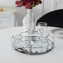 Voir la diapositive 2 : Paris Prix Plateau de Service Design  Miroir  30cm Argent