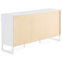 Voir la diapositive 6 : BEST MOBILIER Sofia - buffet bas - blanc mat - 165 cm
