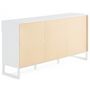 Voir la diapositive 6 : BEST MOBILIER Sofia - buffet bas - blanc mat - 165 cm