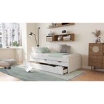 Lit gigogne 2 couchages 90x190 cm + 3 tiroirs ULLI