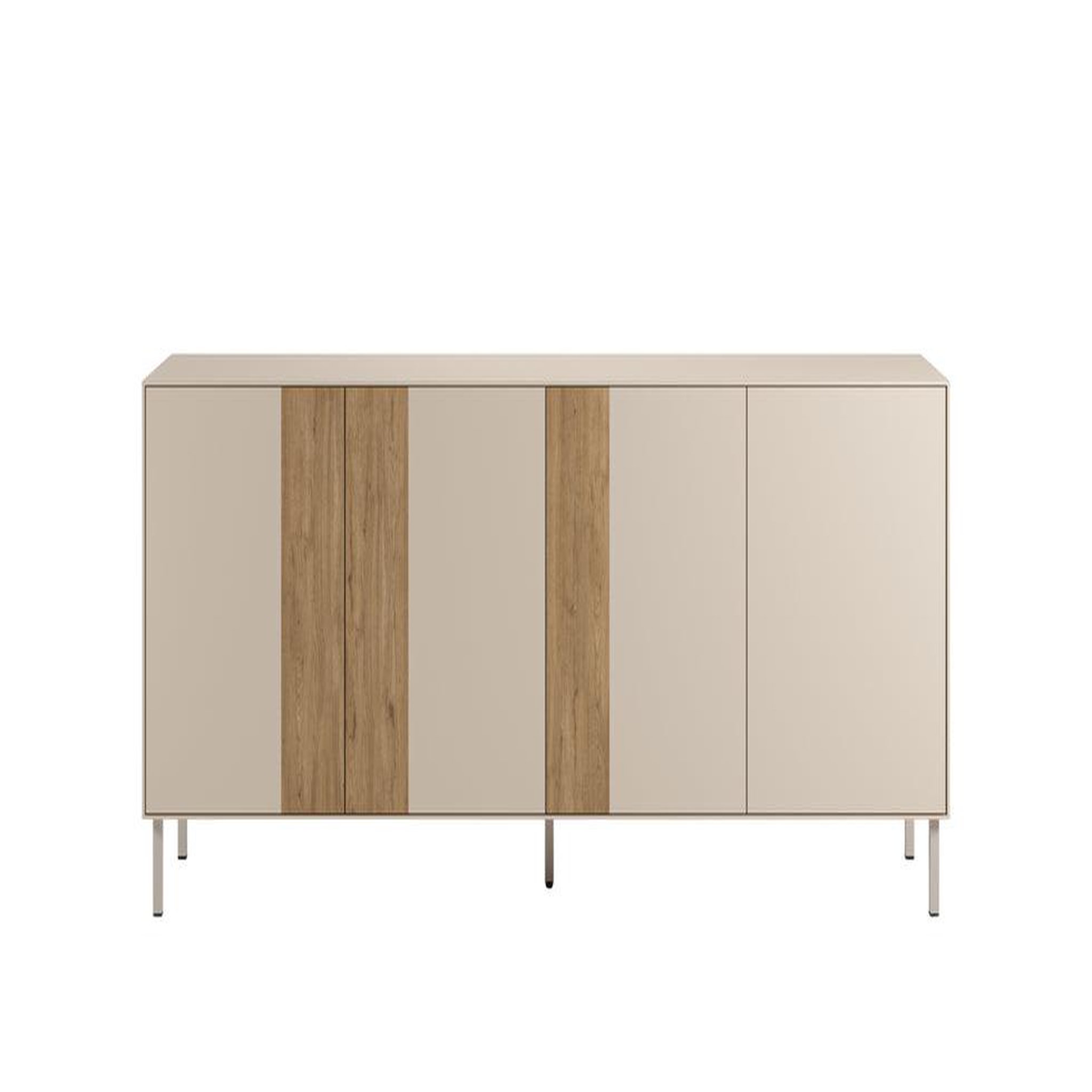CASANOVA PARIS ELDIO - Buffet 180cm en mélamine Beige