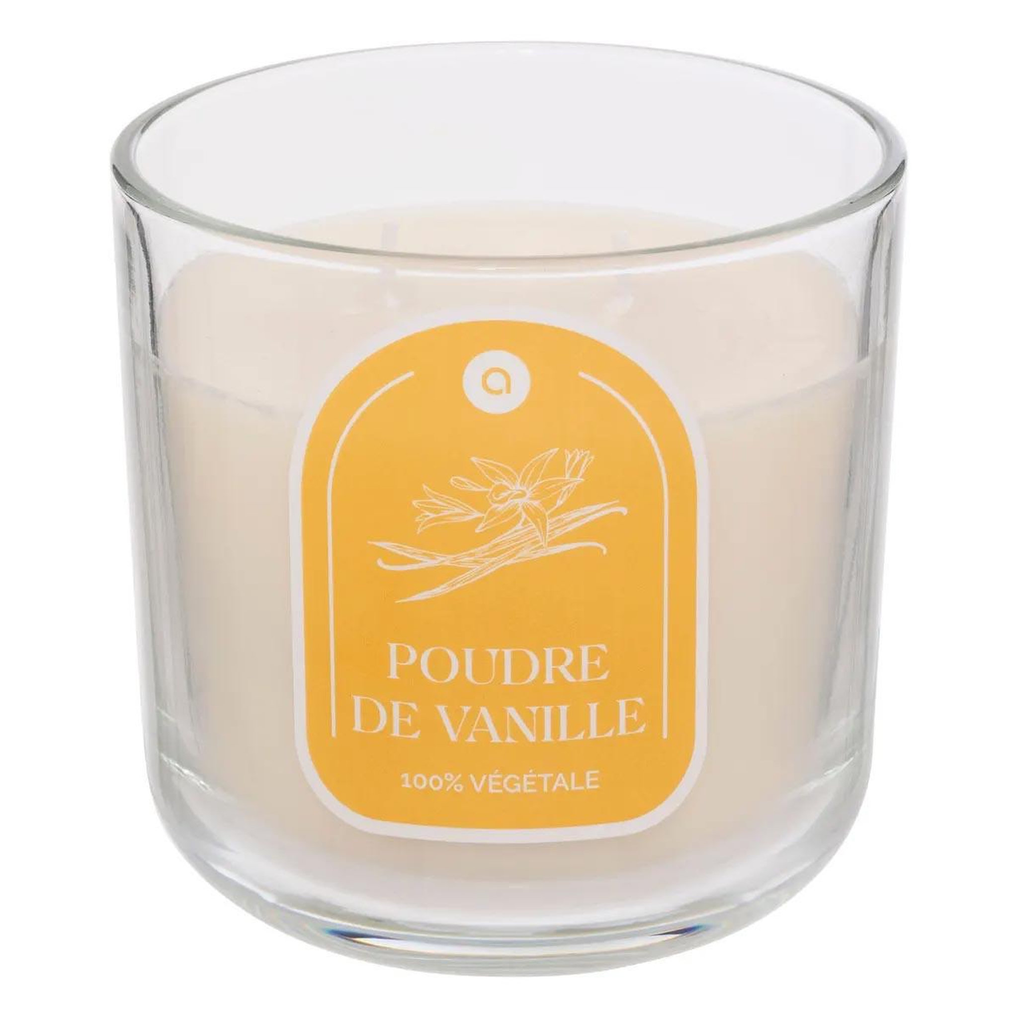ATMOSPHERA Bougie parfumée en verre  floa  350g vanille