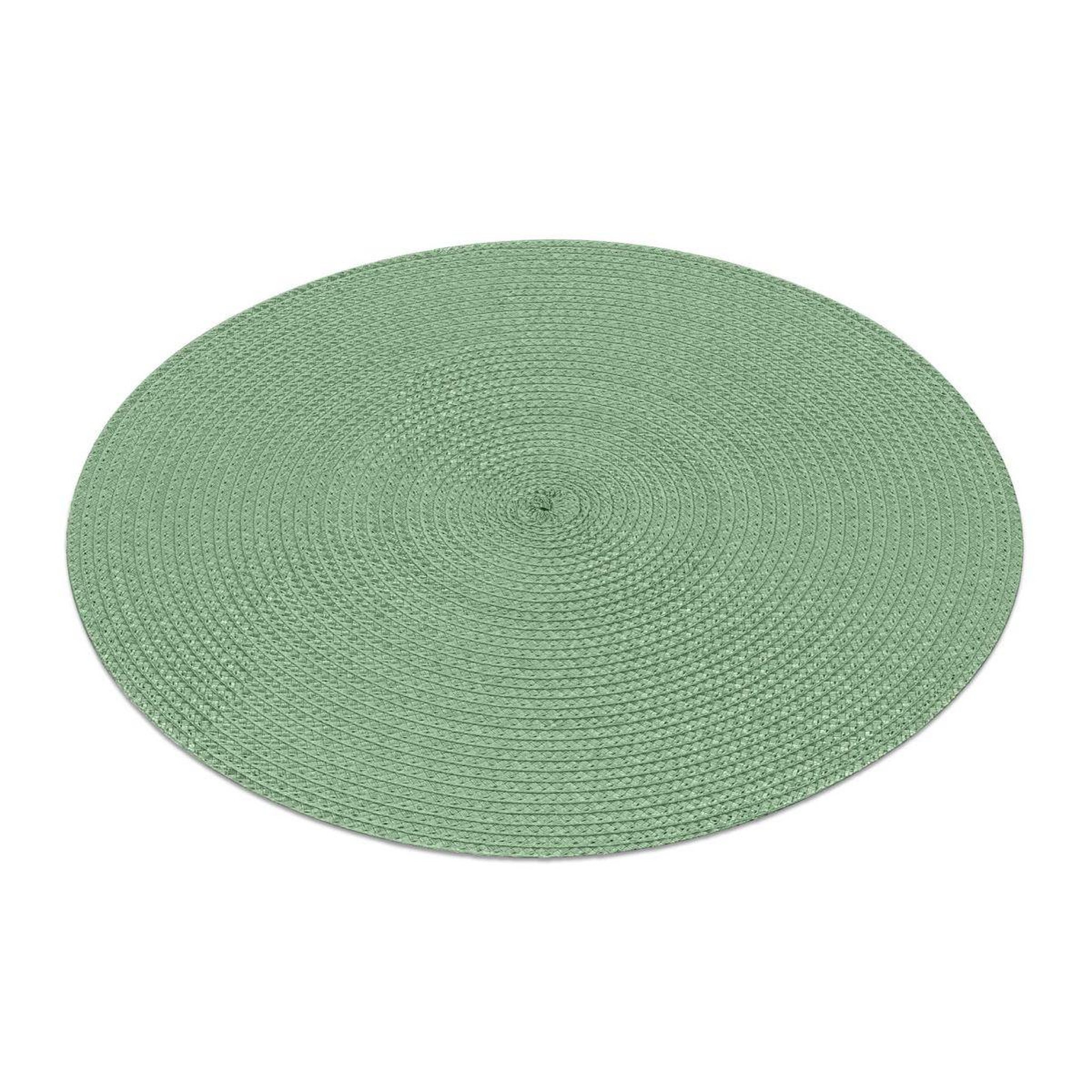Douceur d'Intérieur Set de table uni  zebulon  35cm vert verveine
