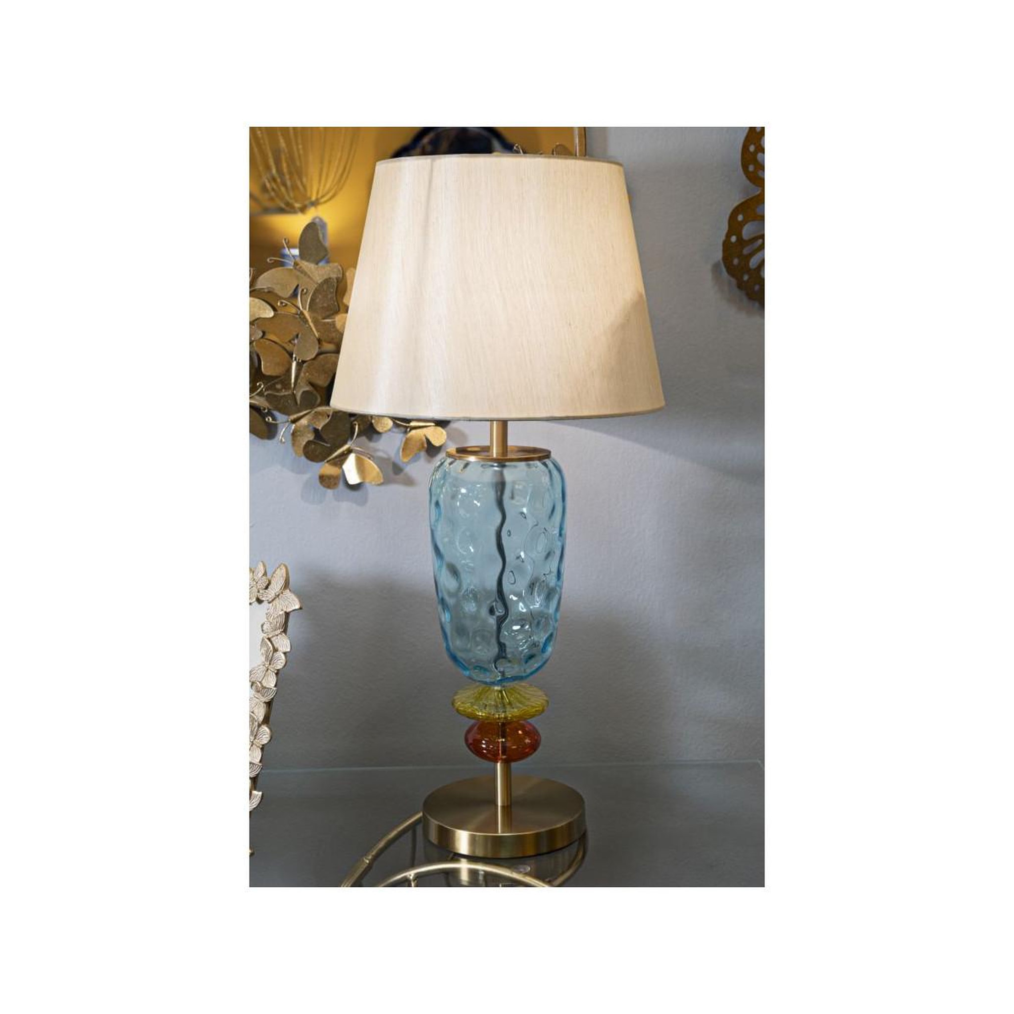 Voir la diapositive 5 : Paris Prix Lampe à poser design  colorful  73cm multicolore