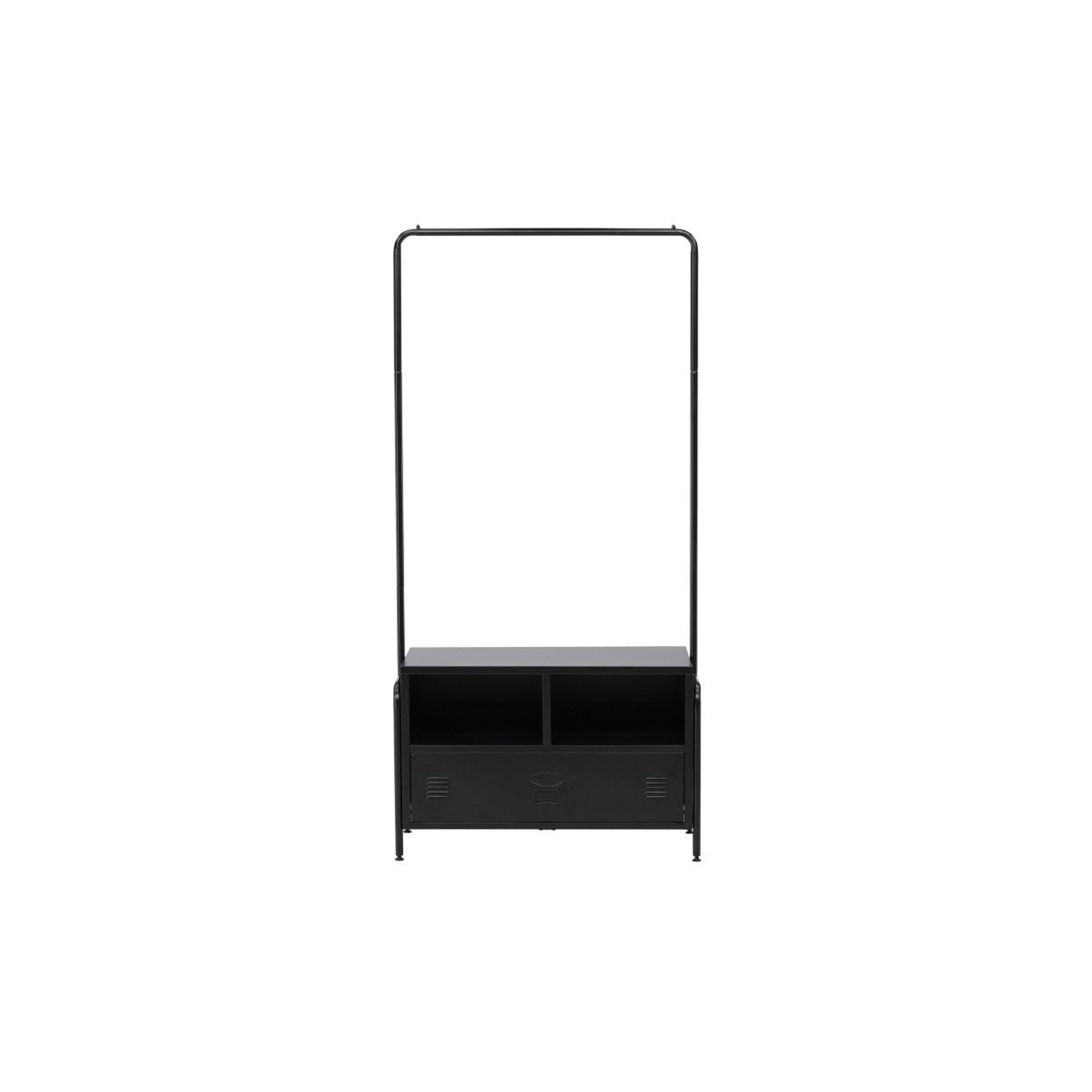 Voir la diapositive 4 : Paris Prix Portant à vêtement déco  quito  175cm noir