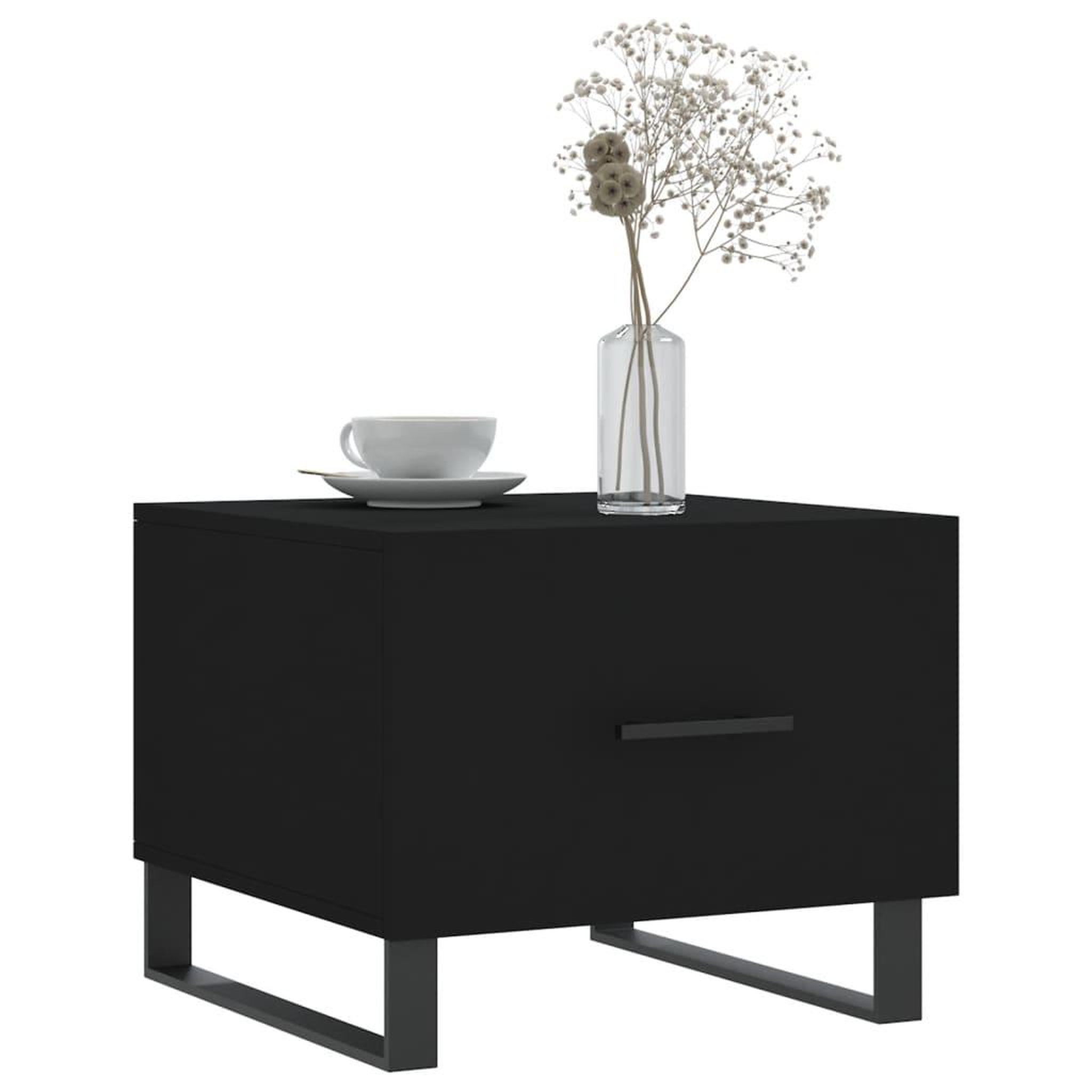 Voir la diapositive 3 : VIDAXL Tables basses 2 pcs noir 50x50x40 cm bois d'ingenierie
