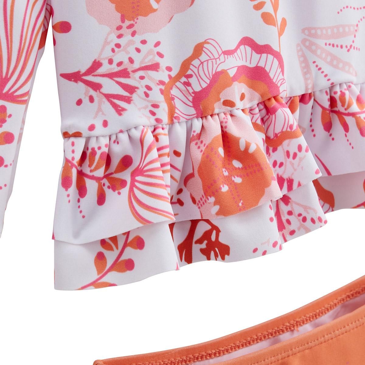 Petit Béguin Maillot de bain bébé 2 pièces t-shirt de protection UV & culotte Bahamas