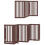 Voir la diapositive 6 : VIDAXL Barriere pour chien porte pliable 15 panneaux bois de peuplier