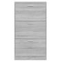 Voir la diapositive 6 : VIDAXL Armoire à chaussures Sonoma gris 59x17x108 cm Bois d ingénierie