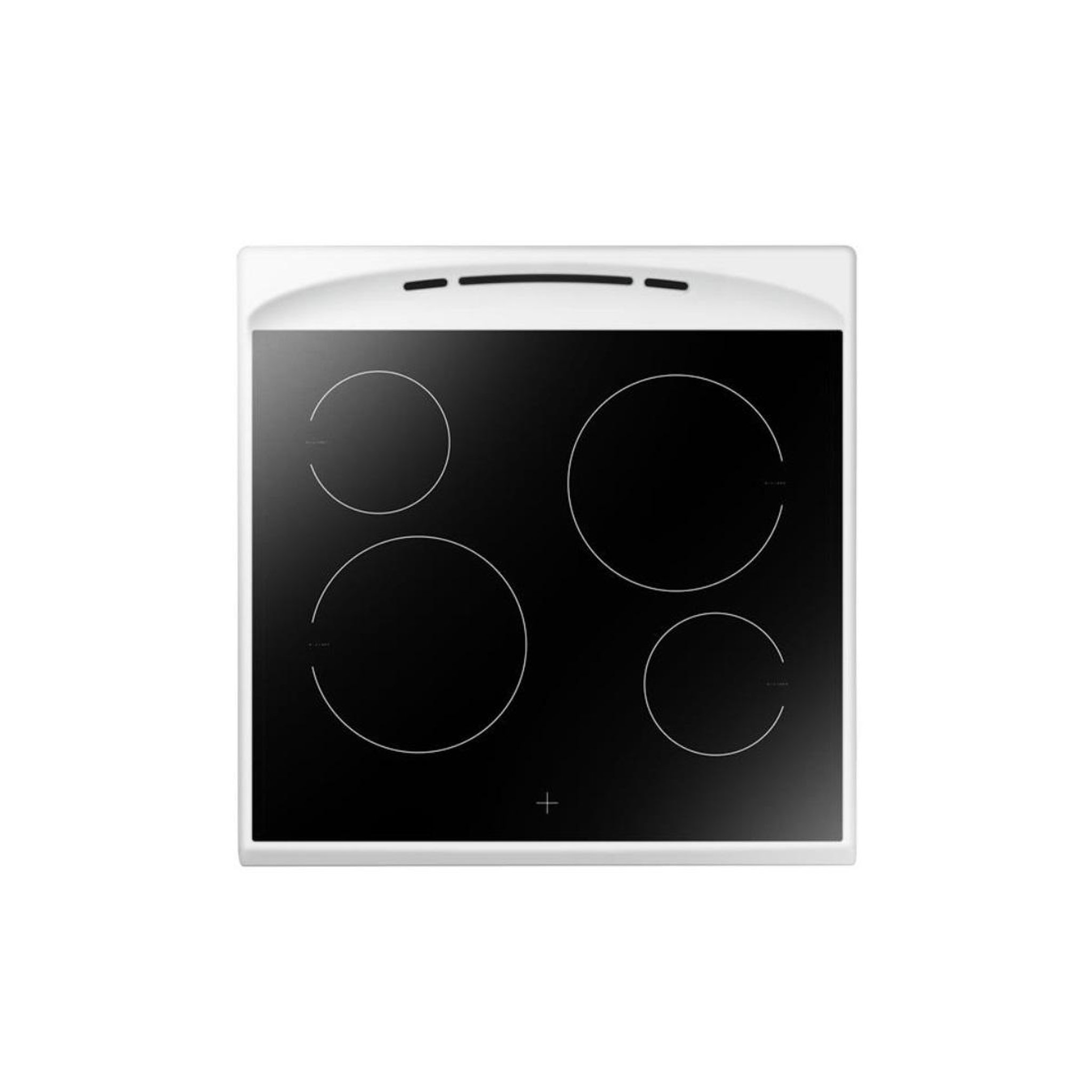 Voir la diapositive 3 : Amica Cuisinière vitrocéramique 77l 4 feux blanc - acv7005rb