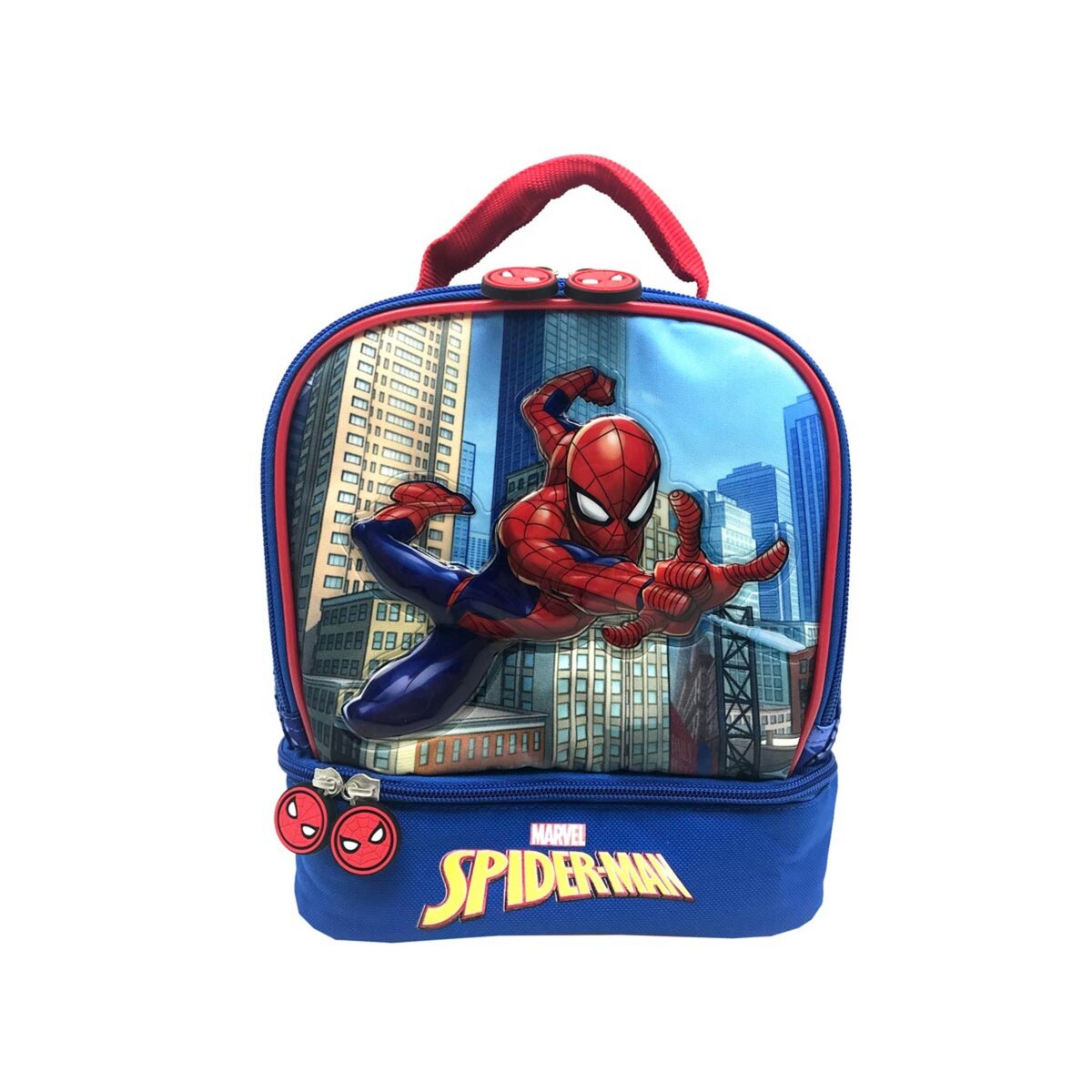 MARVEL  Sac goûter 1 compartiment garçon Héros Spiderman bleu