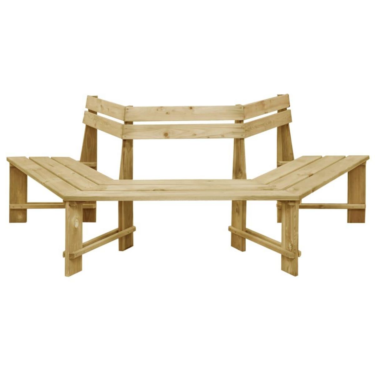 VIDAXL Banc de jardin 240 cm Bois de pin impregne