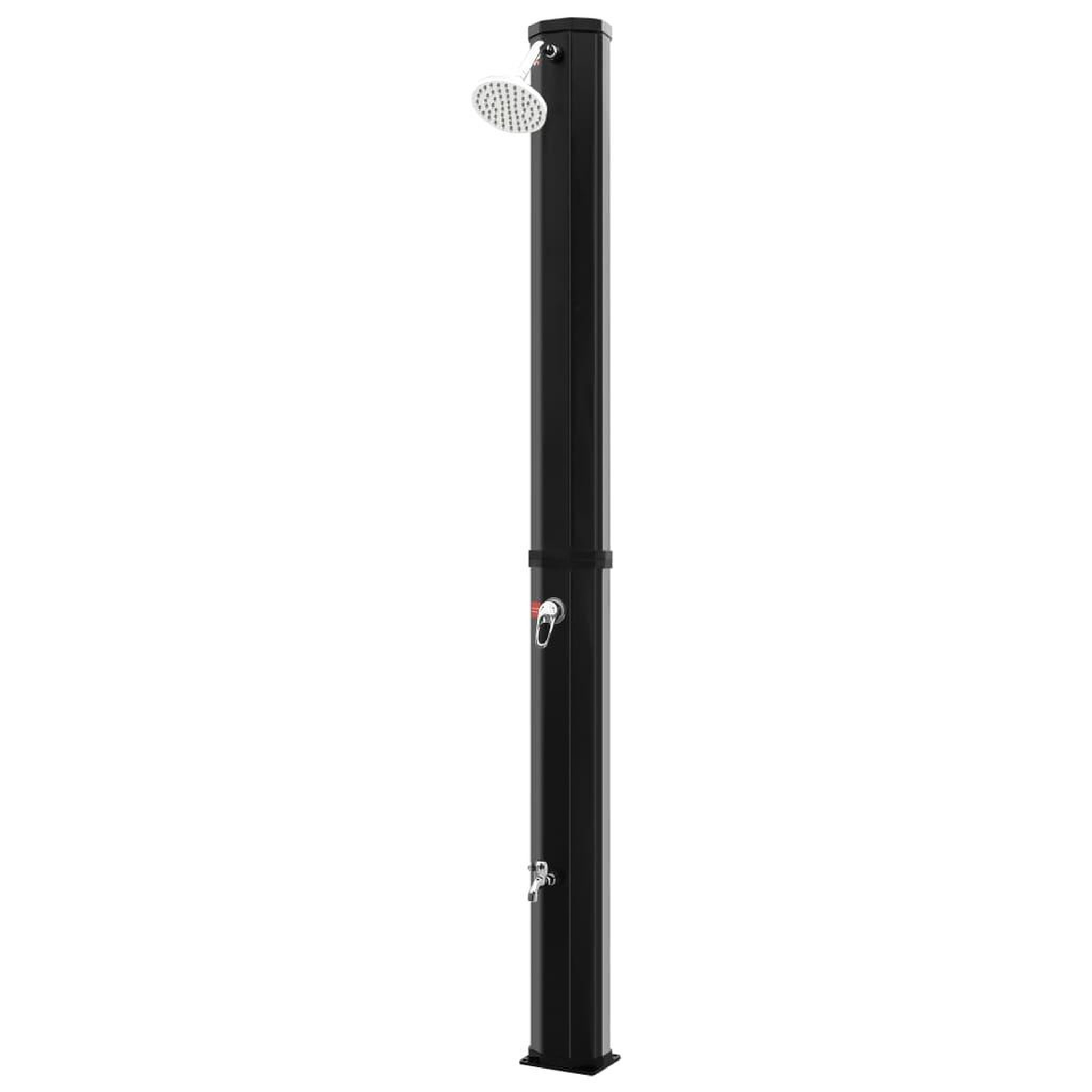 Voir la diapositive 2 : VIDAXL Douche solaire d'exterieur avec pomme de douche et robinet 35 L
