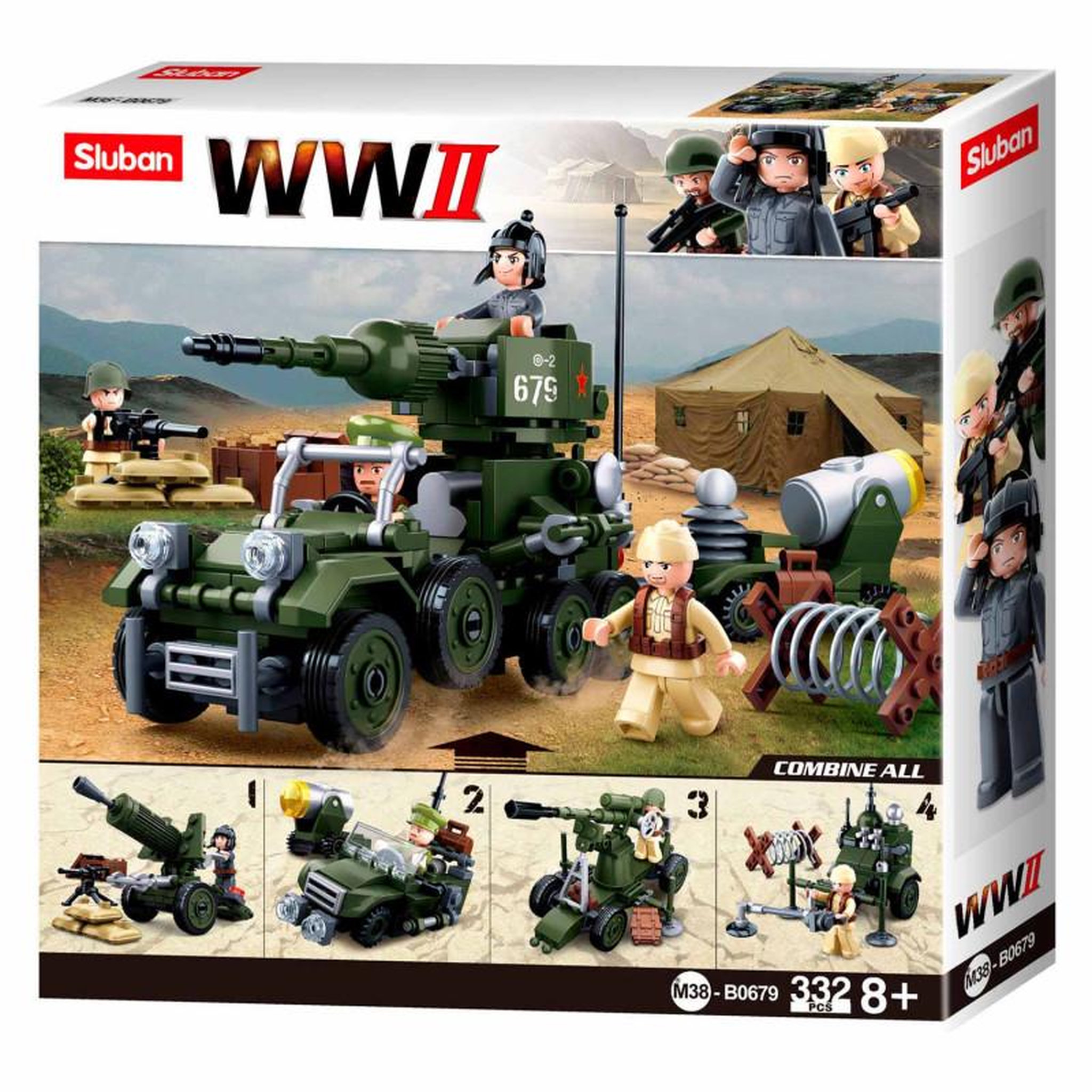 Sluban Sluban WWII - Giftset, 4in1