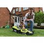 Voir la diapositive 6 : Ryobi Tondeuse a Gazon RYOBI -   1300 W - Ø coupe 33 cm - ramassage et mulching - RLM13E33S