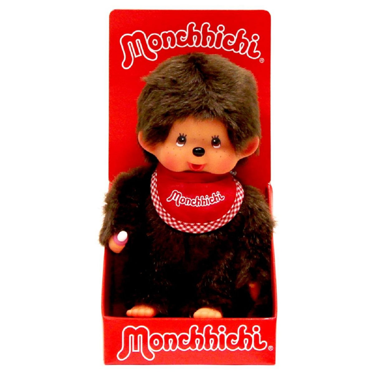 BANDAI Monchhichi - Garçon Rouge 20 cm 