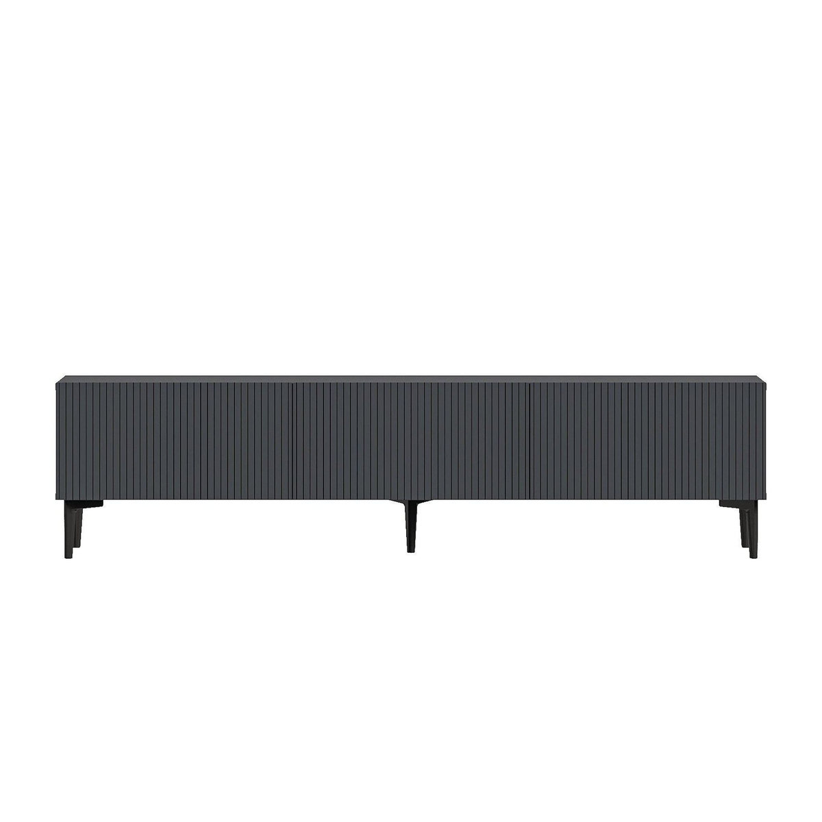 Habitat et Jardin Meuble TV en bois  Oscar  - 180 x 31 x 45 cm - Gris anthracite