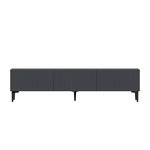 Habitat et Jardin Meuble TV en bois  Oscar  - 180 x 31 x 45 cm - Gris anthracite