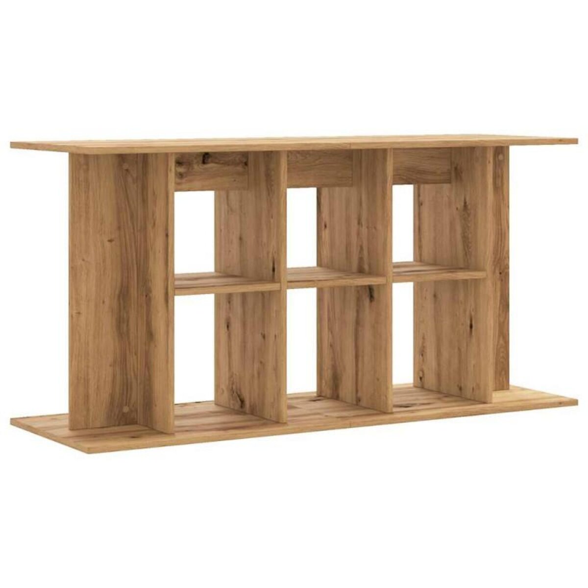 VIDAXL Support d aquarium chêne artisanal 120x40x60 cm bois ingénierie