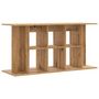 Voir la diapositive 6 : VIDAXL Support d aquarium chêne artisanal 120x40x60 cm bois ingénierie