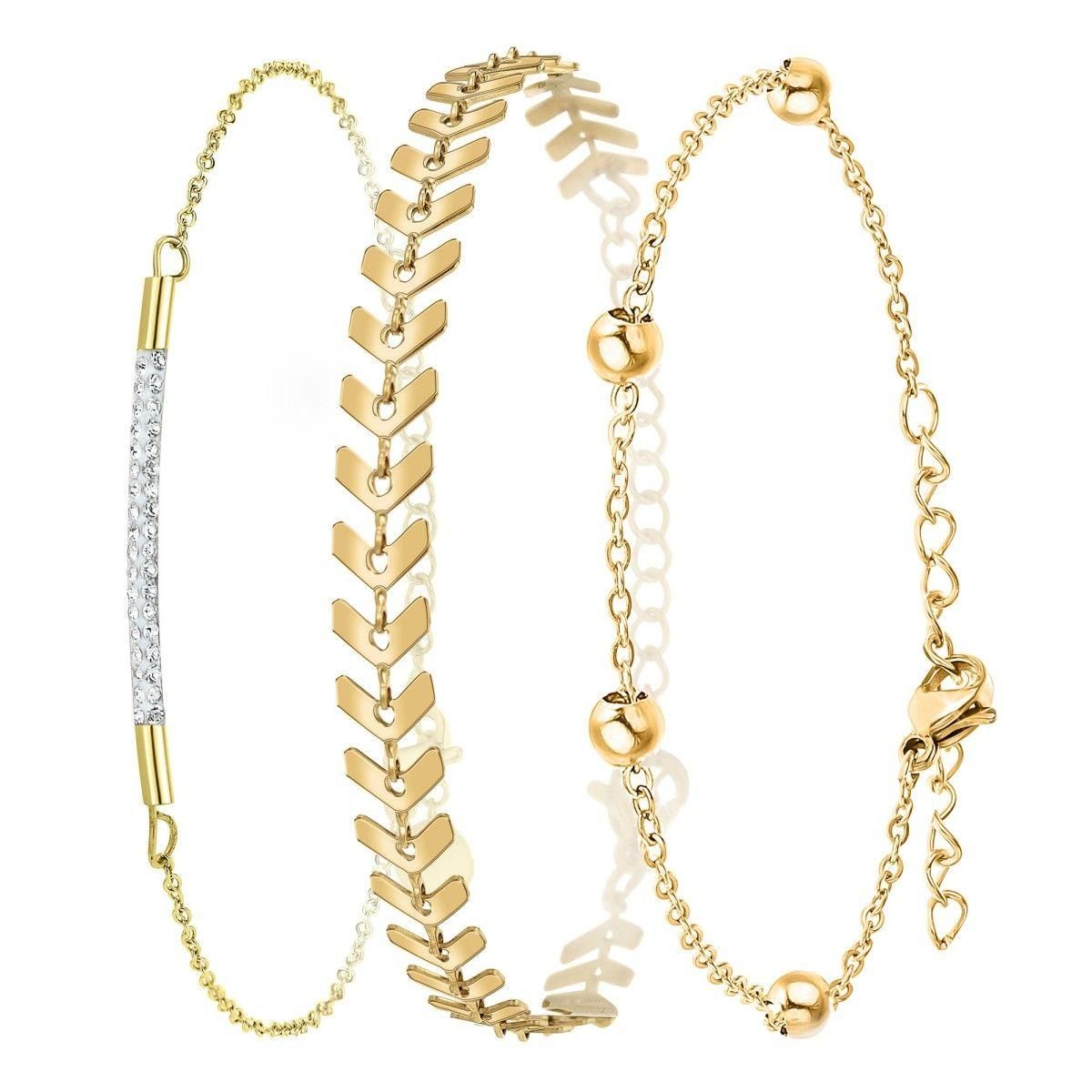 SC BOHEME Set de 3 bracelets SC Bohème®