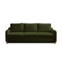 Voir la diapositive 6 : LISA DESIGN Will - canapé 3 places - convertible - en tissu