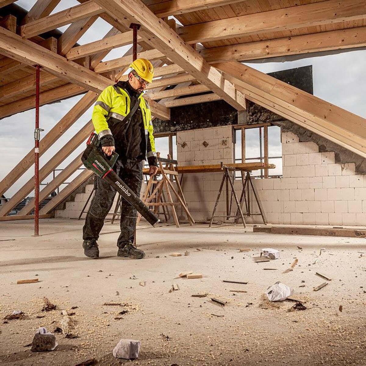 METABO SAS Souffleur 18 V LB 18 LTX BL - 2 x 5,2 Ah Li-Power, ASC 55